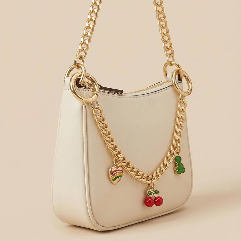 SOPKTA Bag Charms - Cherry Bag Charm Chain, fashionable Purse Charms for women's purse chain - Image 3